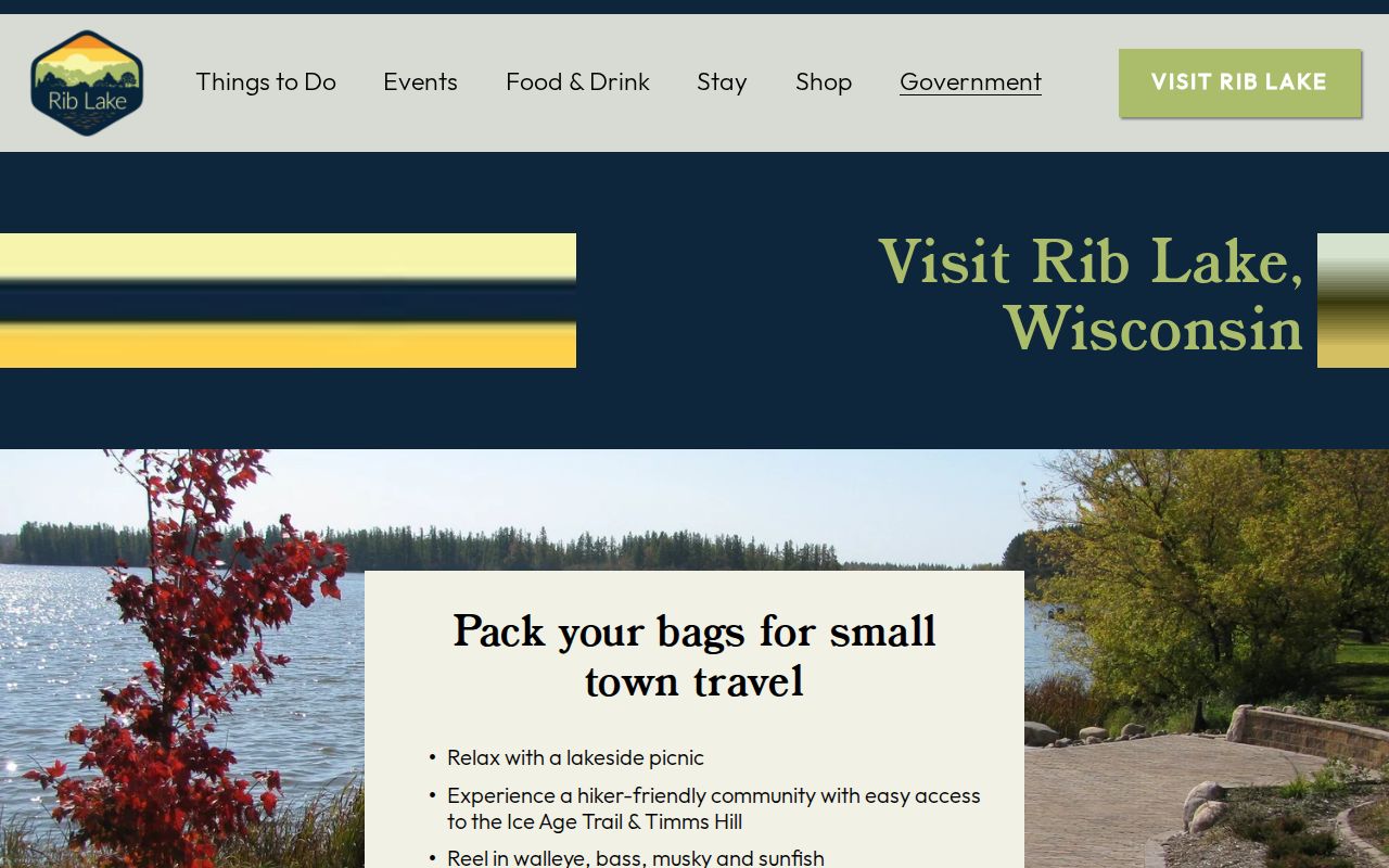 Rib Lake record-access contact information for a police records request