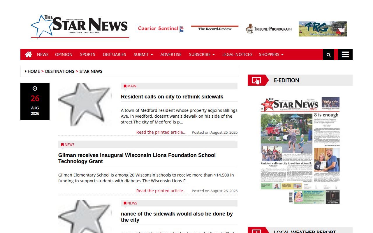 Taylor County local dispatch and crime news source